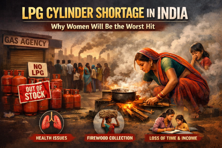 LPG Shortage in India and Why Women will be the Worst Hit?
